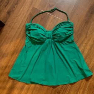 Gottex swim top green sz 14